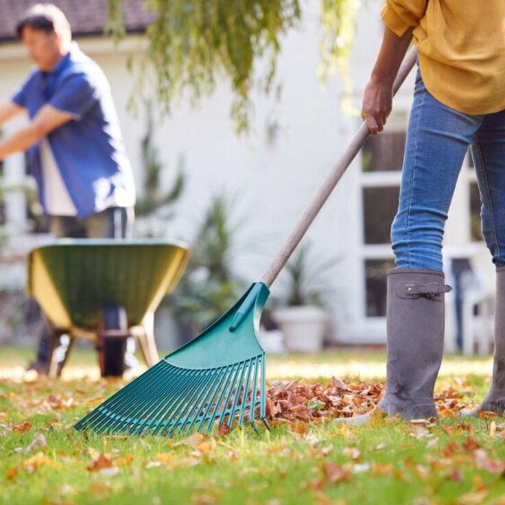 De nieuwe bladhark van Gardena